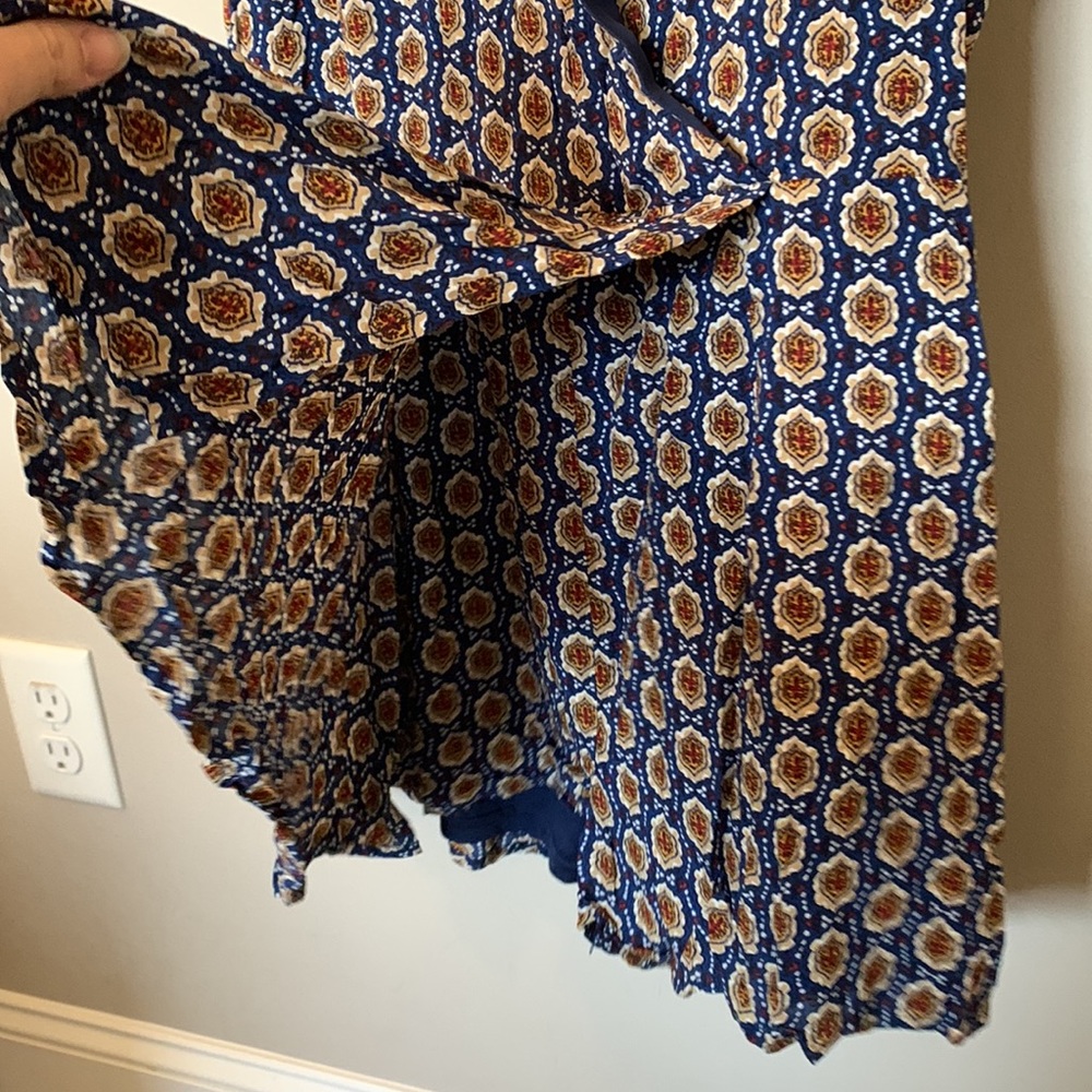 Navy patterned romper - Picture 5 of 7